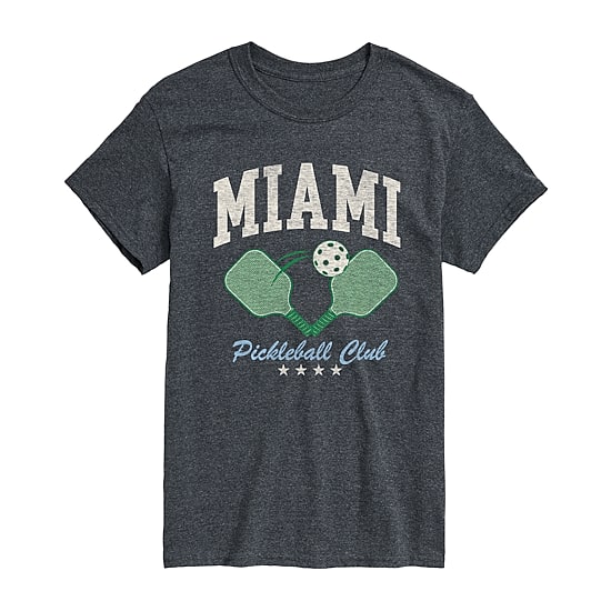 Mens Short Sleeve Pickleball Graphic T-Shirt