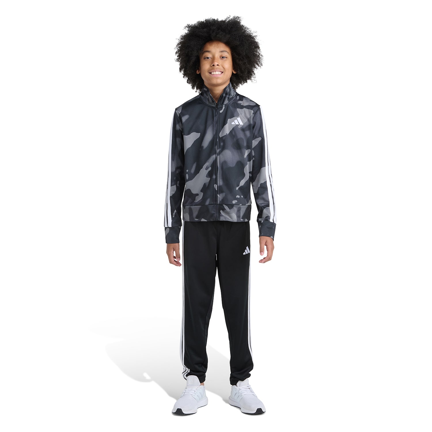 adidas Big Kid Boys 2-pc. Tricot Jacket & Pant Set
