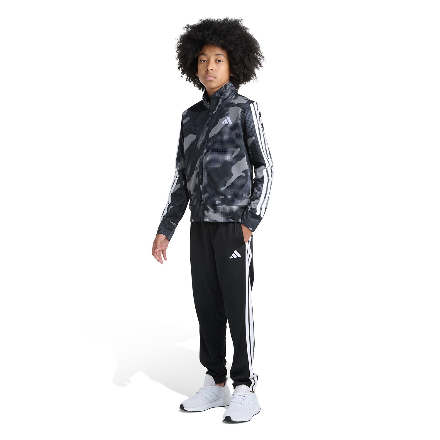 adidas Big Kid Boys 2-pc. Tricot Jacket & Pant Set