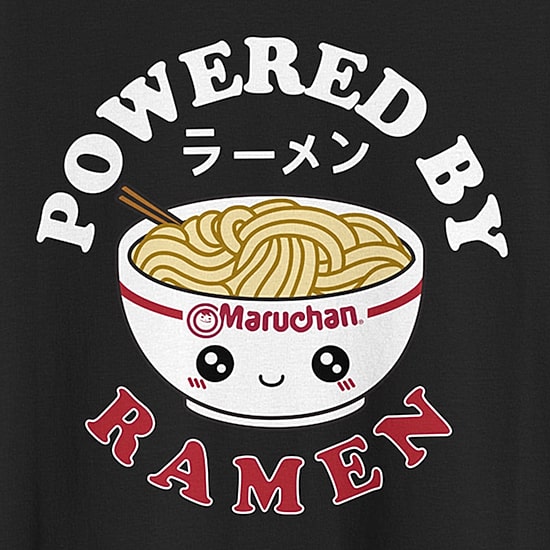 Ramen Mens Crew Neck Short Sleeve Regular Fit Graphic T-Shirt