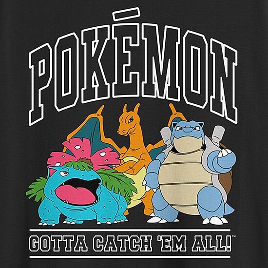 Mens Crew Neck Short Sleeve Regular Fit Pokemon Big and Tall Graphic T-Shirt