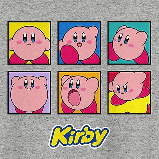 Mens Crew Neck Short Sleeve Regular Fit Kirby Big and Tall Graphic T-Shirt
