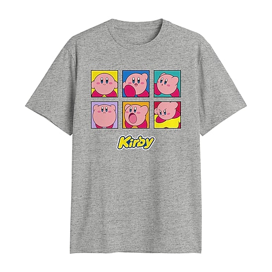 Mens Crew Neck Short Sleeve Regular Fit Kirby Big and Tall Graphic T-Shirt
