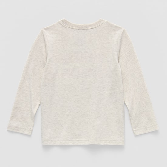 Okie Dokie Toddler & Little Boys Crew Neck Long Sleeve Regular Fit Graphic T-Shirt