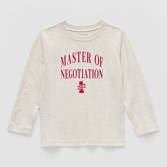 Okie Dokie Toddler & Little Boys Crew Neck Long Sleeve Regular Fit Graphic T-Shirt