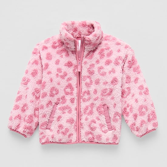 Okie Dokie Sherpa Toddler & Little Girls Midweight Jacket