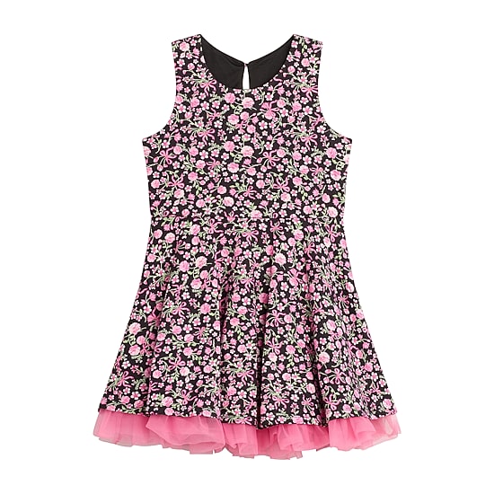 Knit Works Toddler Girls Floral 2-pc. Dress Set