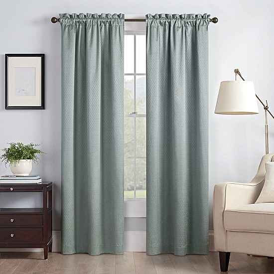 Eclipse Canova Rod Pocket Energy Saving Light-Filtering Single Curtain Panel