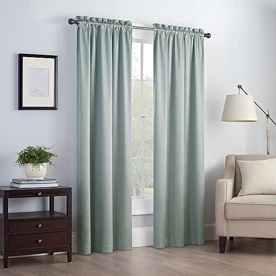 Eclipse Canova Rod Pocket Energy Saving Light-Filtering Single Curtain Panel