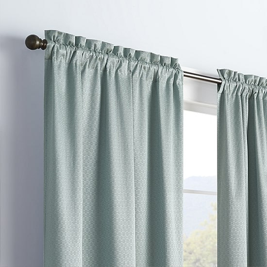 Eclipse Canova Rod Pocket Energy Saving Light-Filtering Single Curtain Panel