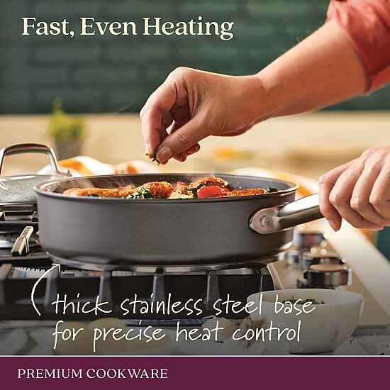 Anolon Accolade Aluminum 10-pc. Induction Cookware Set