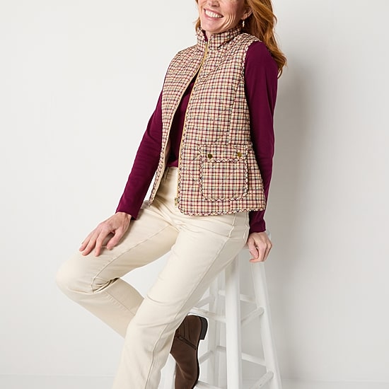 St. John's Bay Womens Heavyweight Quilted Vest