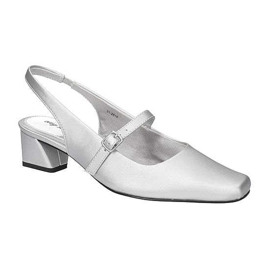 Easy Street Womens Cameo Block Heel Pumps