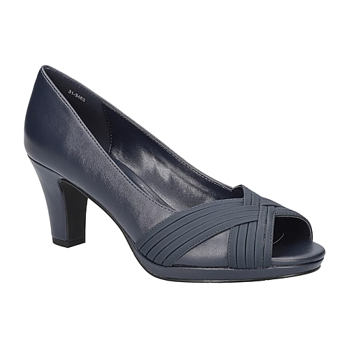 Easy Street Womens Lavish Stiletto Heel Pumps, 8 Narrow, Blue