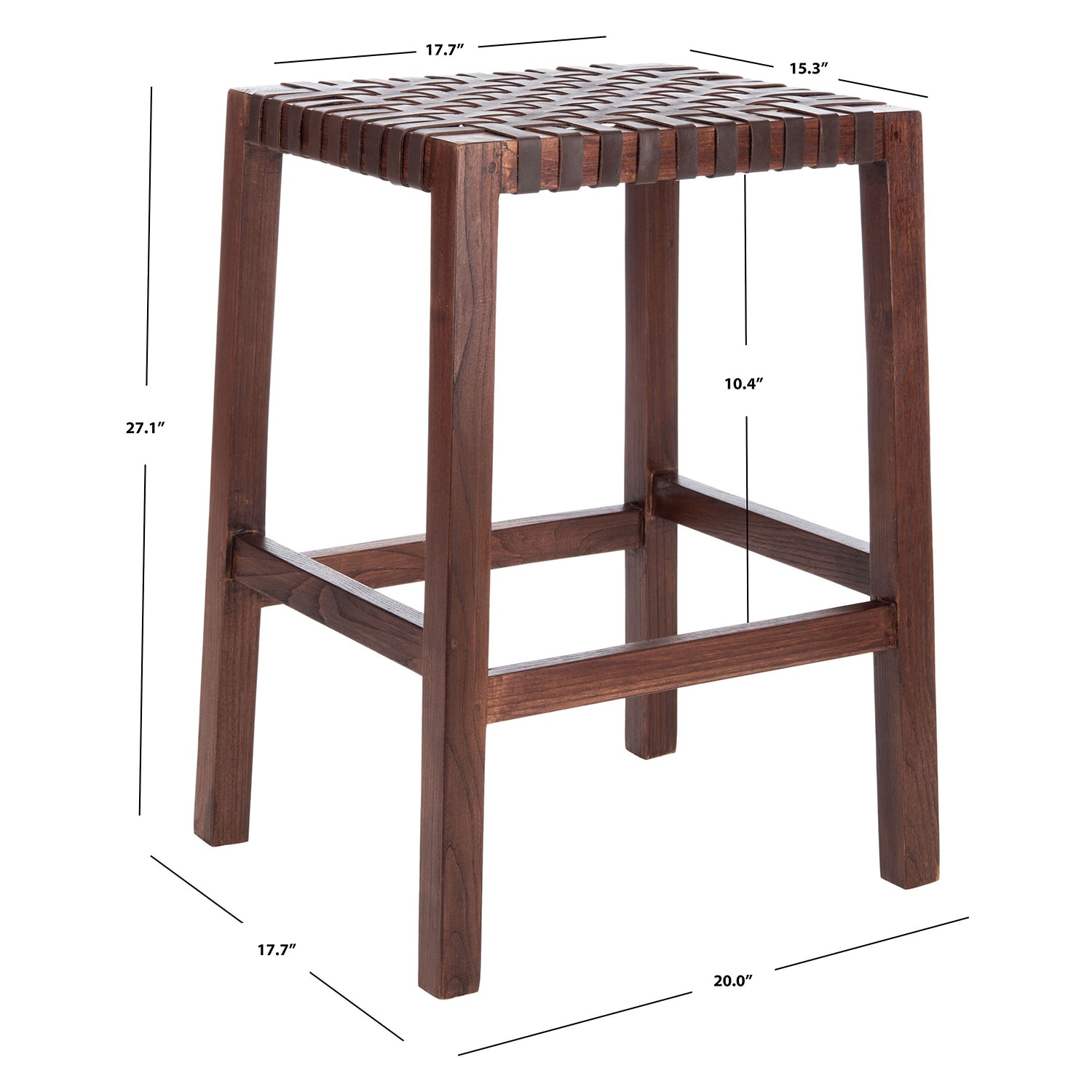 Capri Counter Height Bar Stool