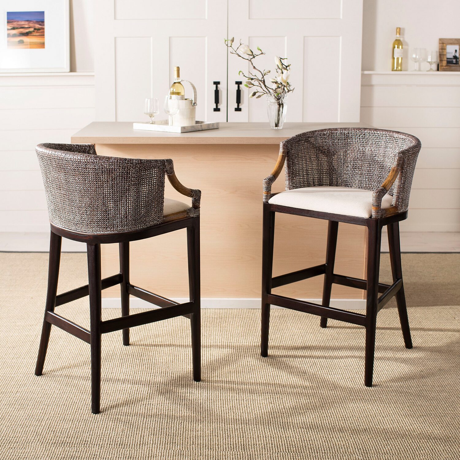 Safavieh Upholstered Bar Stool