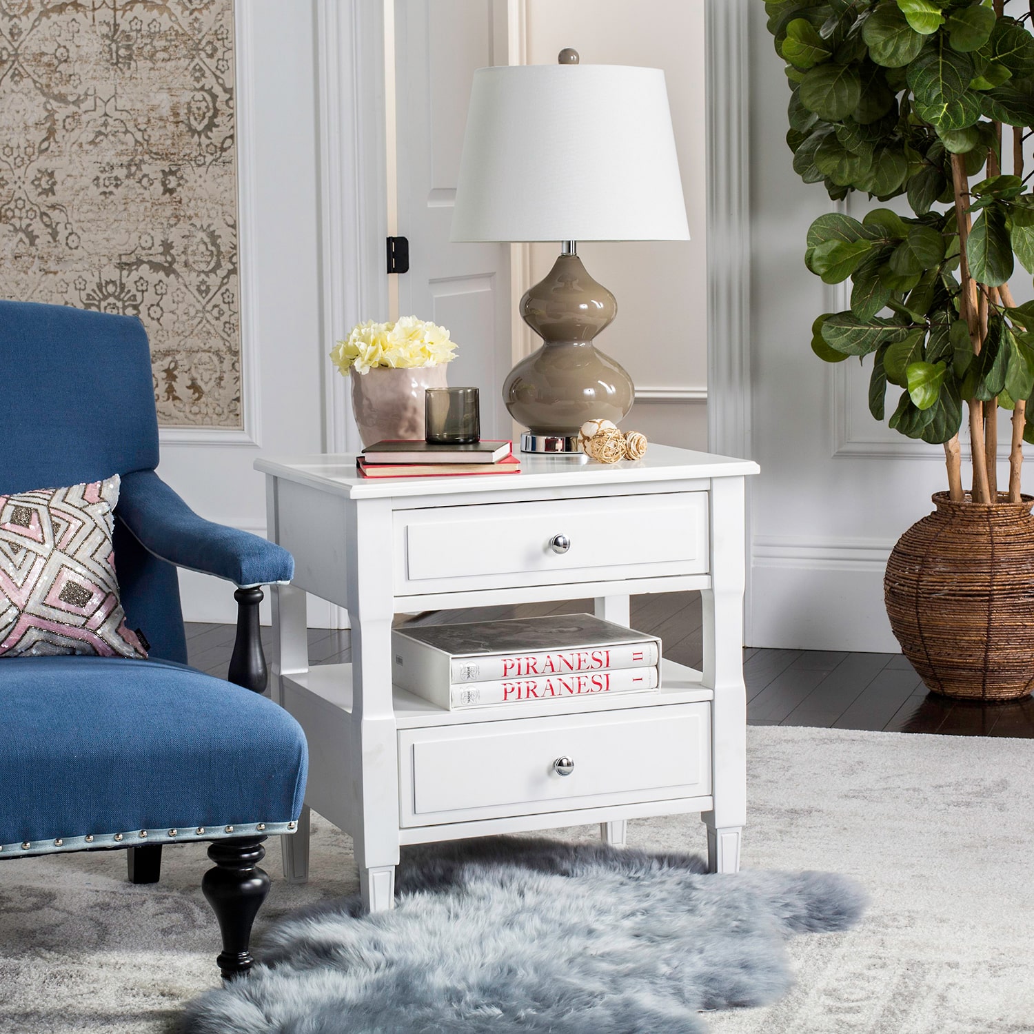 Safavieh Jenson 2-Drawer Nightstand