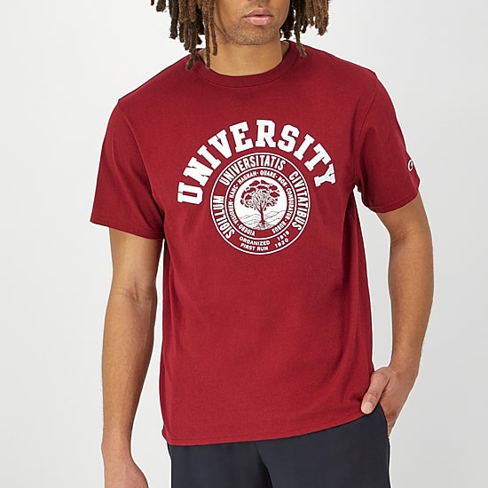 Champion Mens Crew Neck Short Sleeve Regular Fit Graphic T-Shirt