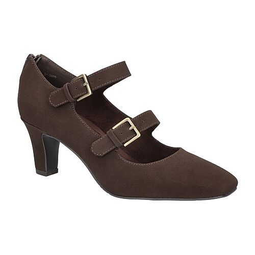 Easy Street Womens Willis Stiletto Heel Pumps In Brown
