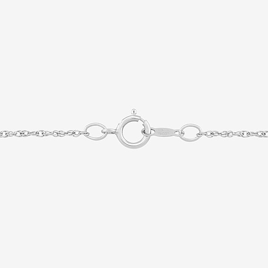 Womens Gemstone Sterling Silver Triangle Pendant Necklace