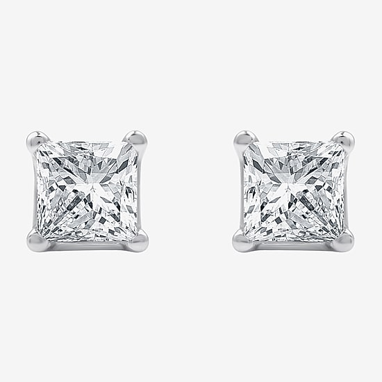  5/8 CT. T.W. Lab-Grown (G / Si1-Si2) Diamond  Princess-cut Stud Earrings in 10K or 14K Gold