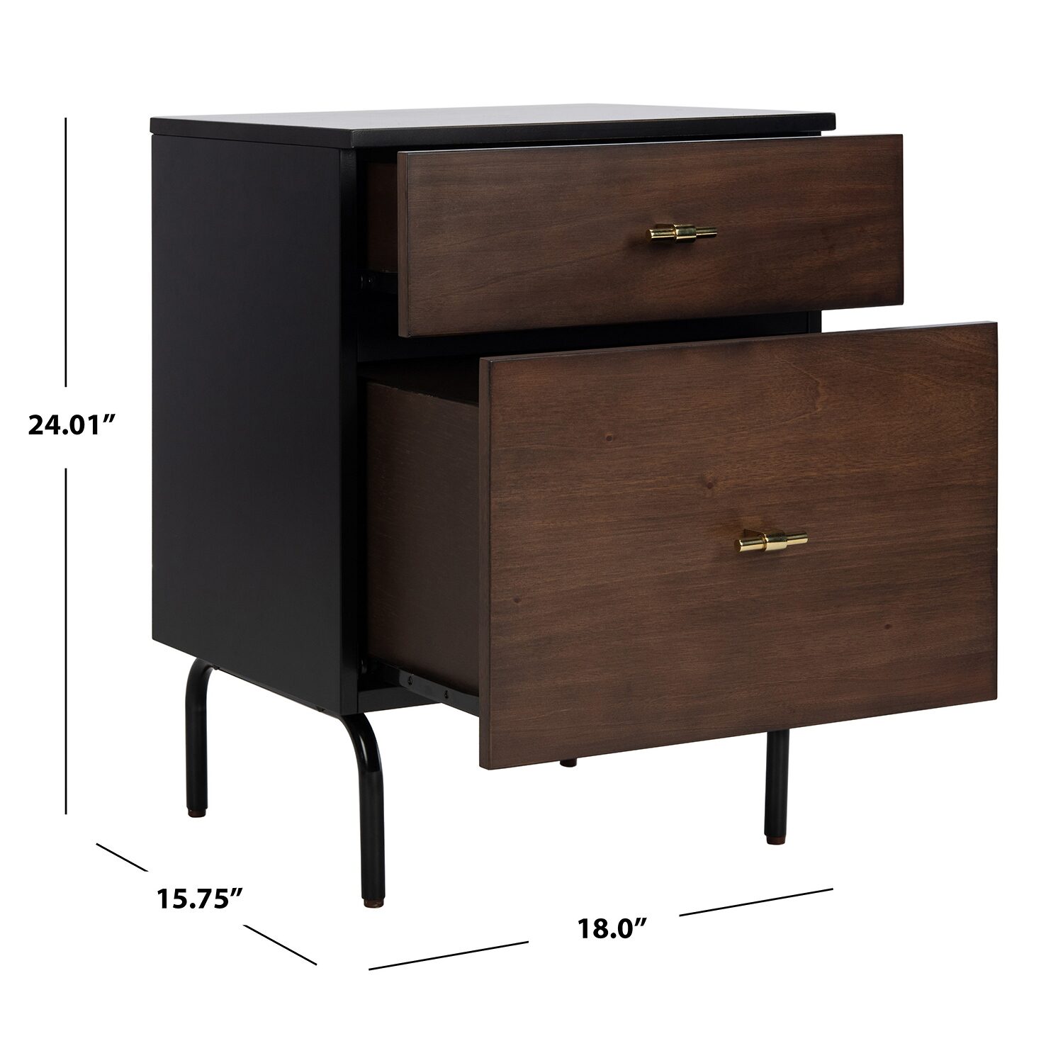 Safavieh Genevieve 2-Drawer Nightstand