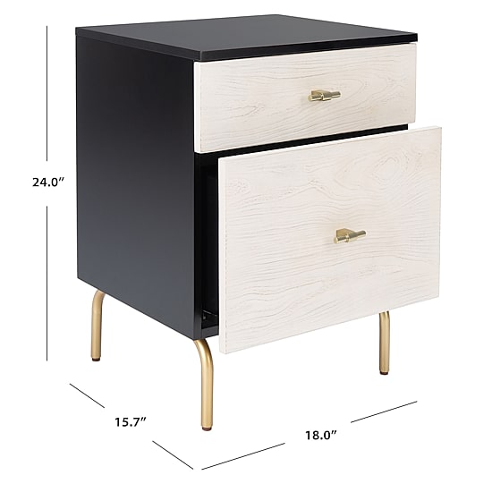 Safavieh Genevieve 2-Drawer Nightstand