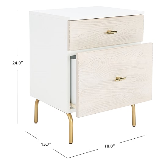 Safavieh Genevieve 2-Drawer Nightstand