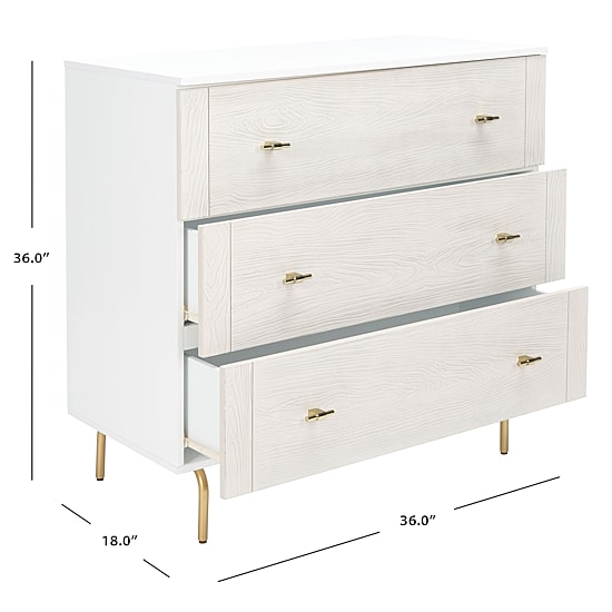 Safavieh Genevieve 3-Drawer Dresser