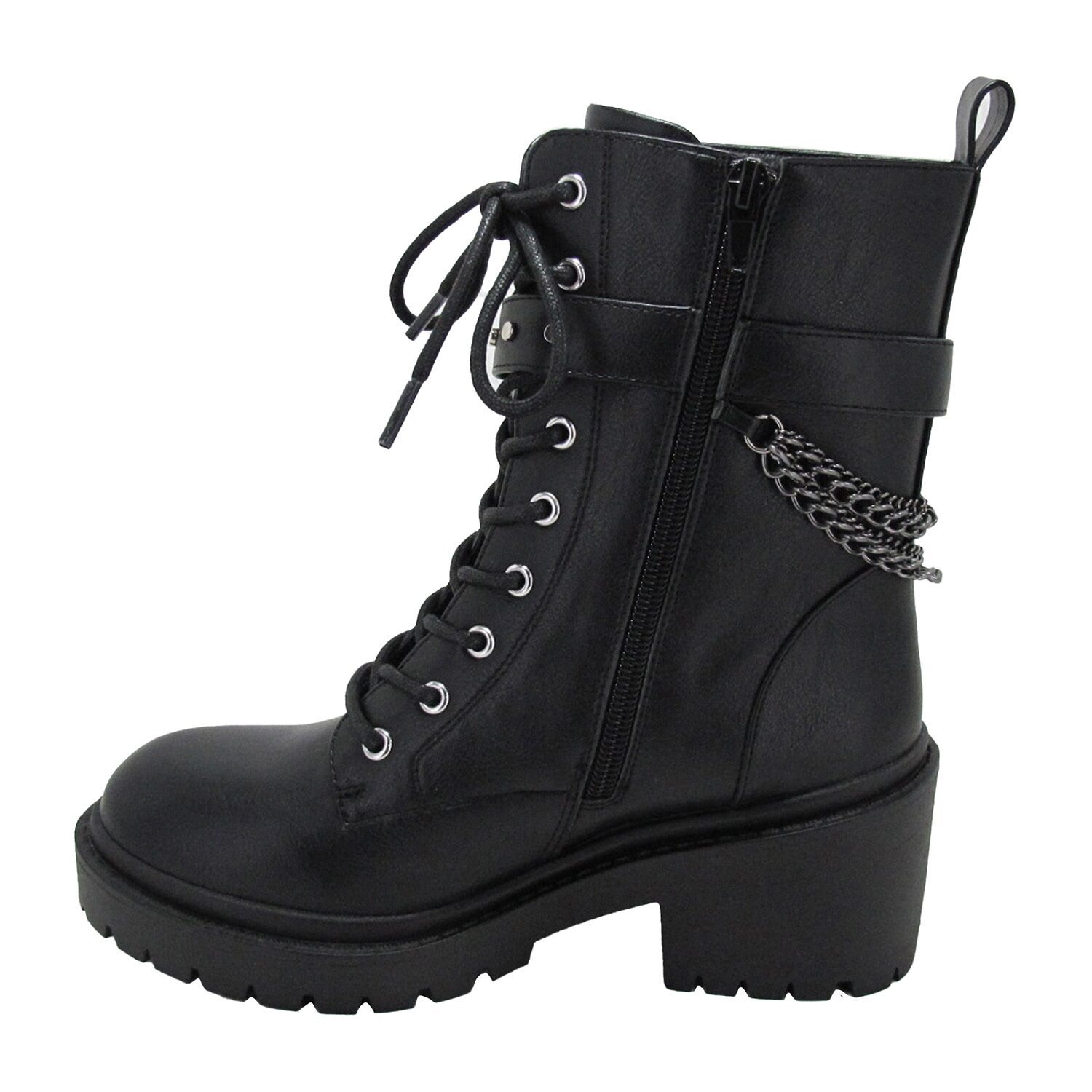 Pop Womens Aurorah Block Heel Booties
