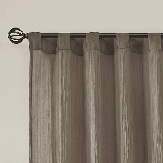Madison Park Kaylee Rod Pocket Sheer Set of 2 Curtain Panel