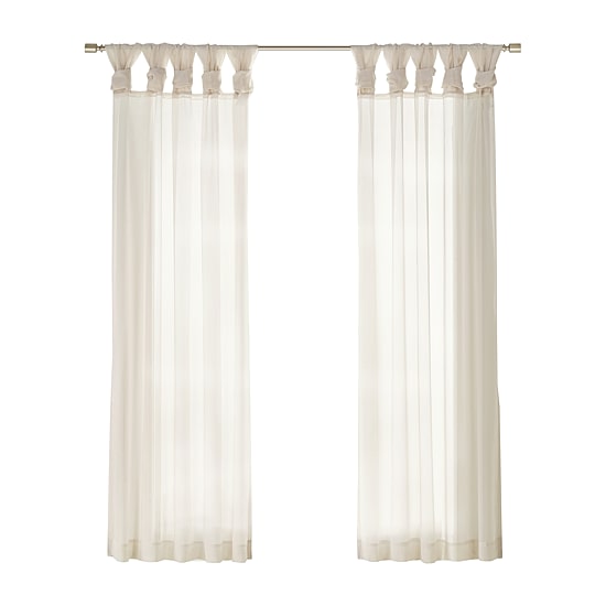 Madison Park Elowen Tab Top Sheer Set of 2 Curtain Panel
