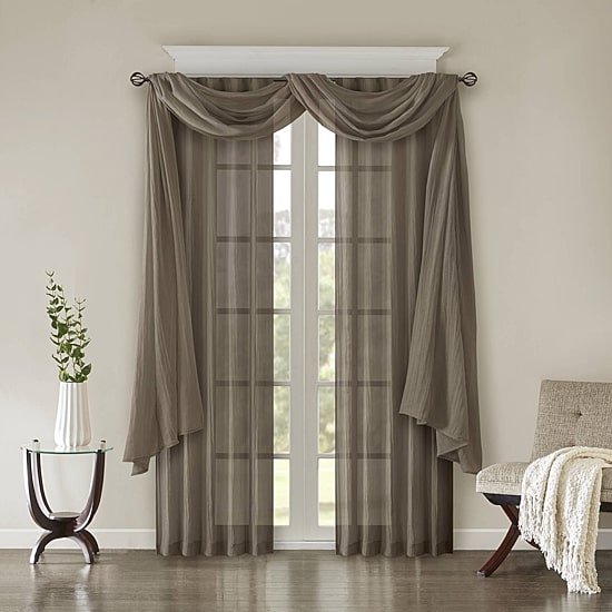 Madison Park Kaylee Scarf Valance