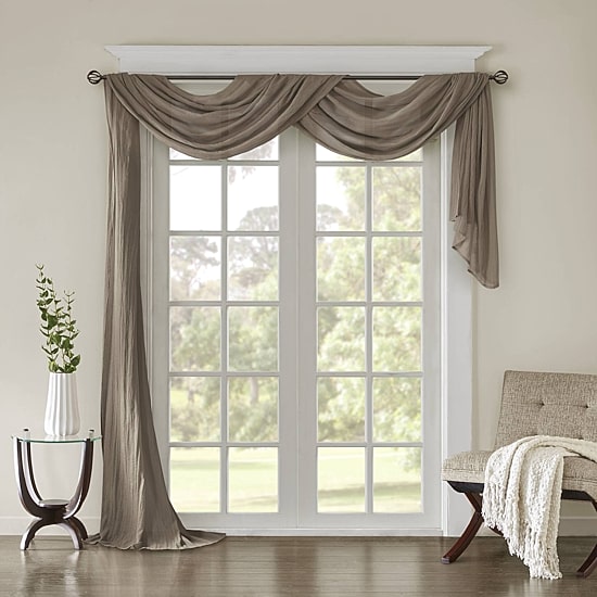 Madison Park Kaylee Scarf Valance