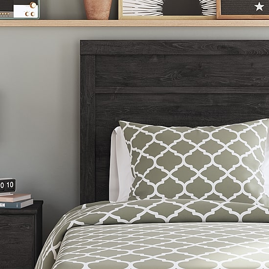 Signature Design by Ashley Belachime Panel Bed in Charcoal