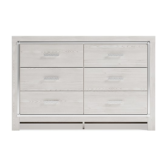 Signature Design by Ashley Altyra 6-Drawer Dresser in White