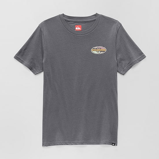 Quiksilver Big Kid Boys Crew Neck Short Sleeve Regular Fit Graphic T-Shirt