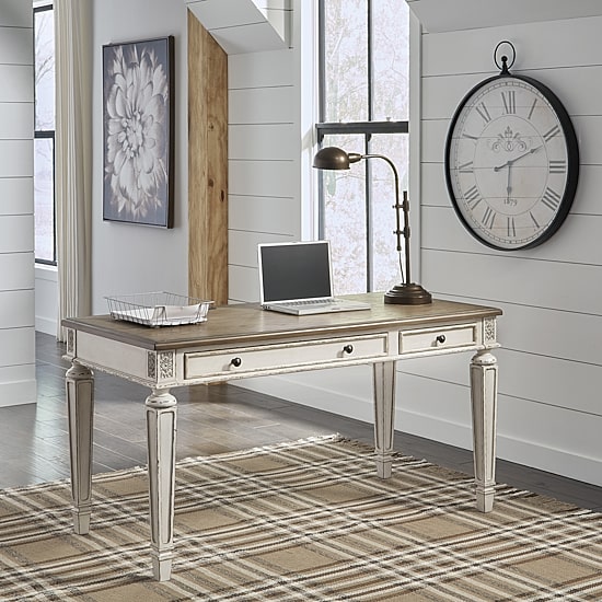 Signature Design by Ashley Realyn 60" Home Office Desk with USB Charging