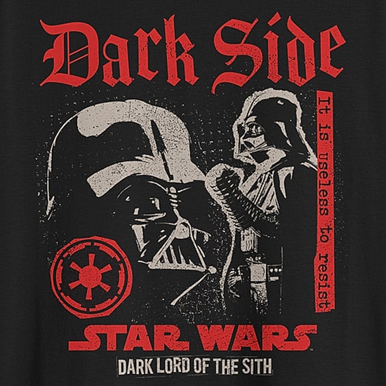 Mens Crew Neck Short Sleeve Regular Fit Star Wars Graphic T-Shirt