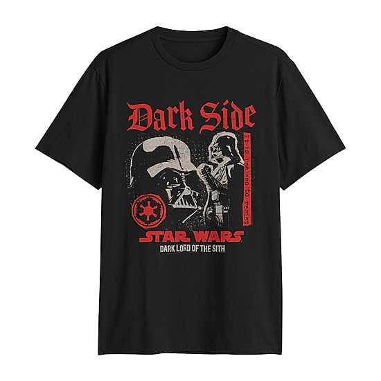 Mens Crew Neck Short Sleeve Regular Fit Star Wars Graphic T-Shirt