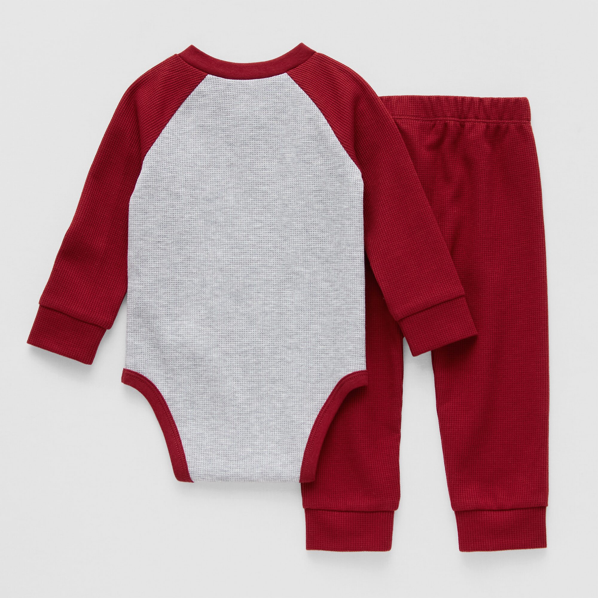 Okie Dokie Waffle Baby Boys 2-pc. Pant Set