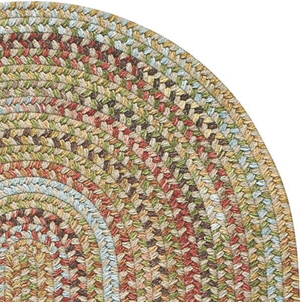Capel Inc. American Traditions Braided Wool 27"X46" Indoor Oval Accent Rug