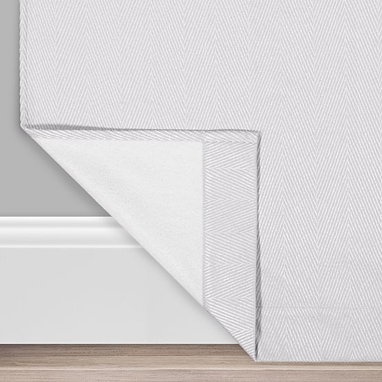 Eclipse Ambiance Chevron Draft Stopper Grommet Top Energy Saving 100% Blackout Single Curtain Panel