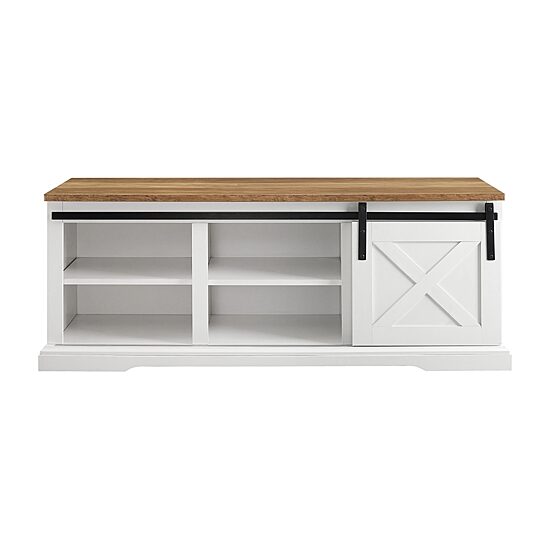 Walker Edison Payton Small Space Collection Storage Bench