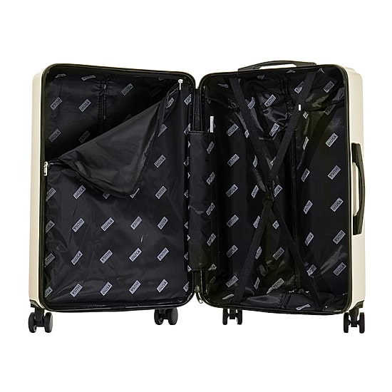 InUSA Drip 24 Inch Hardside Lightweight Checked Spinner Luggage