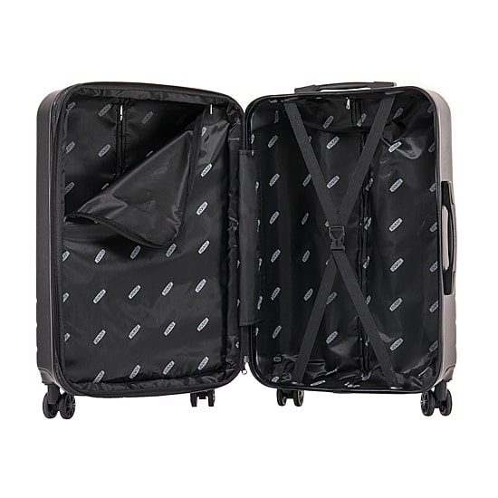 Dukap Zahav 28 Inch Hardside Lightweight Checked Spinner Luggage