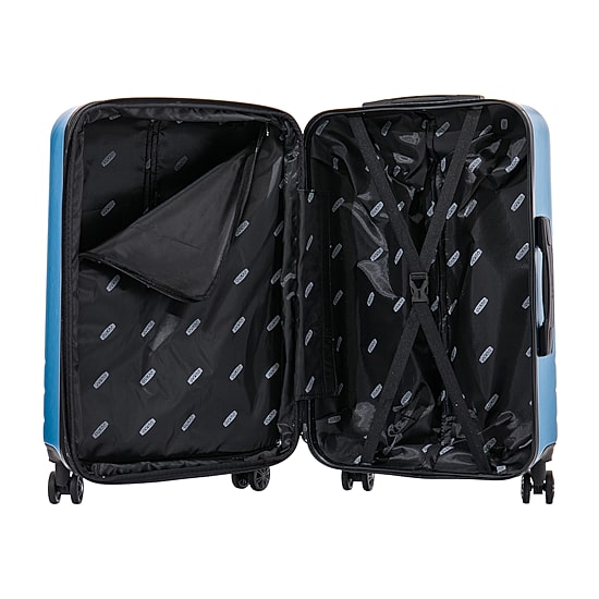 Dukap Zahav 24 Inch Hardside Lightweight Checked Spinner Luggage