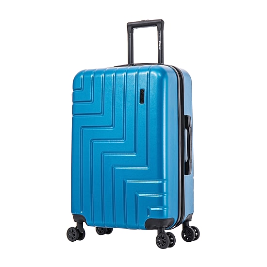 Dukap Zahav 24 Inch Hardside Lightweight Checked Spinner Luggage