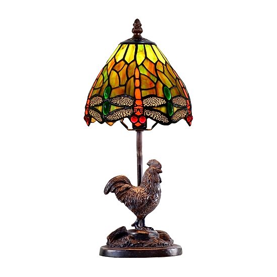 Dale Tiffany 16" Glass Table Lamp