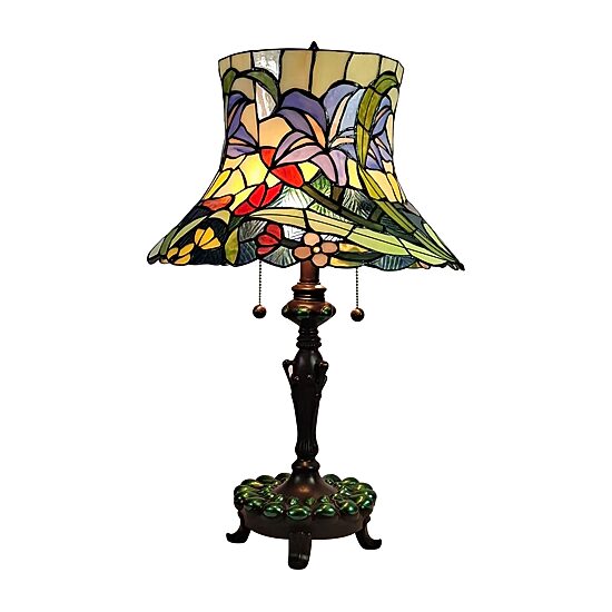 Dale Tiffany 26" Cloverdale Tiffany Glass Table Lamp